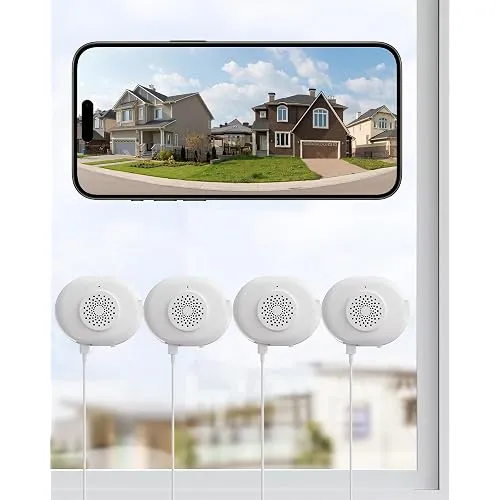 ZOSI C680 2K 3MP WiFi Window Cam (4-Pack)